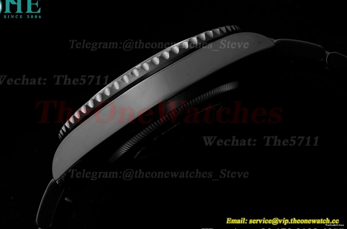 Dot SS Submariner 40mm Black VS3135 DLC V6F Blaken 0416